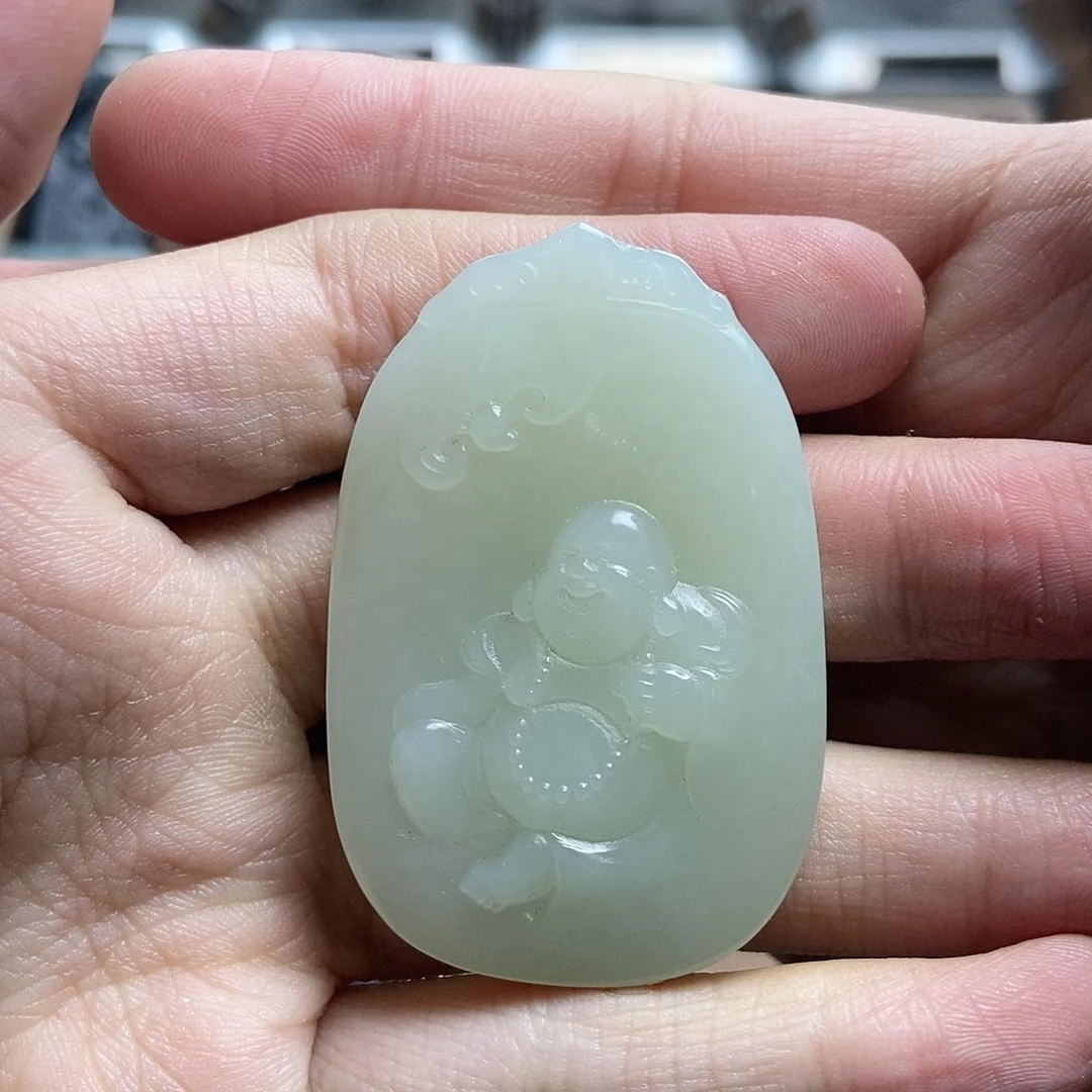 和田玉（糖玉）颈饰未镶嵌