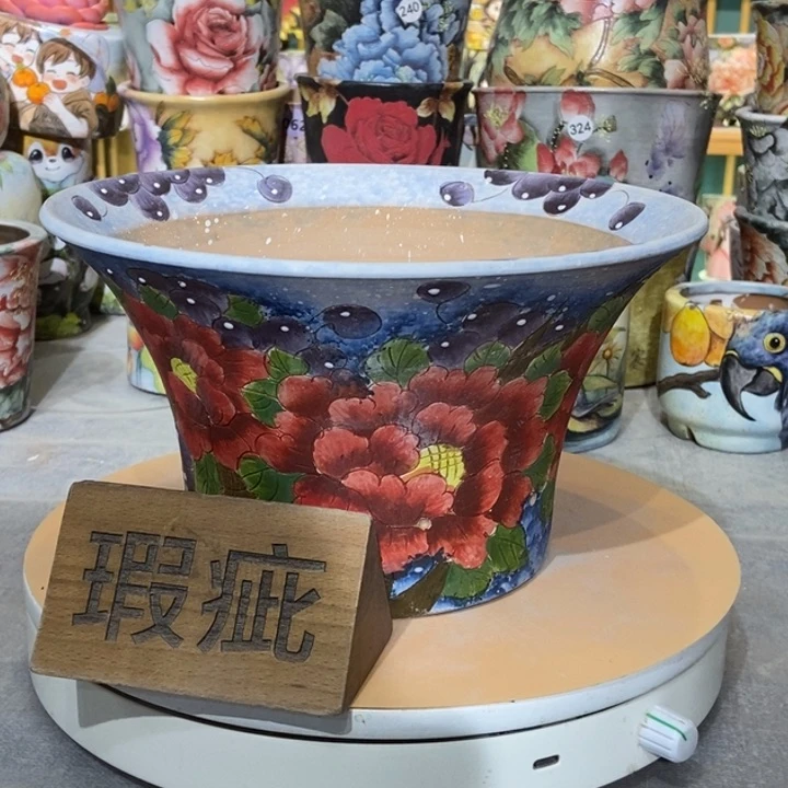 红陶景德镇艺术手绘作品