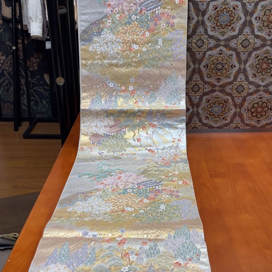 织绣织银风景花卉