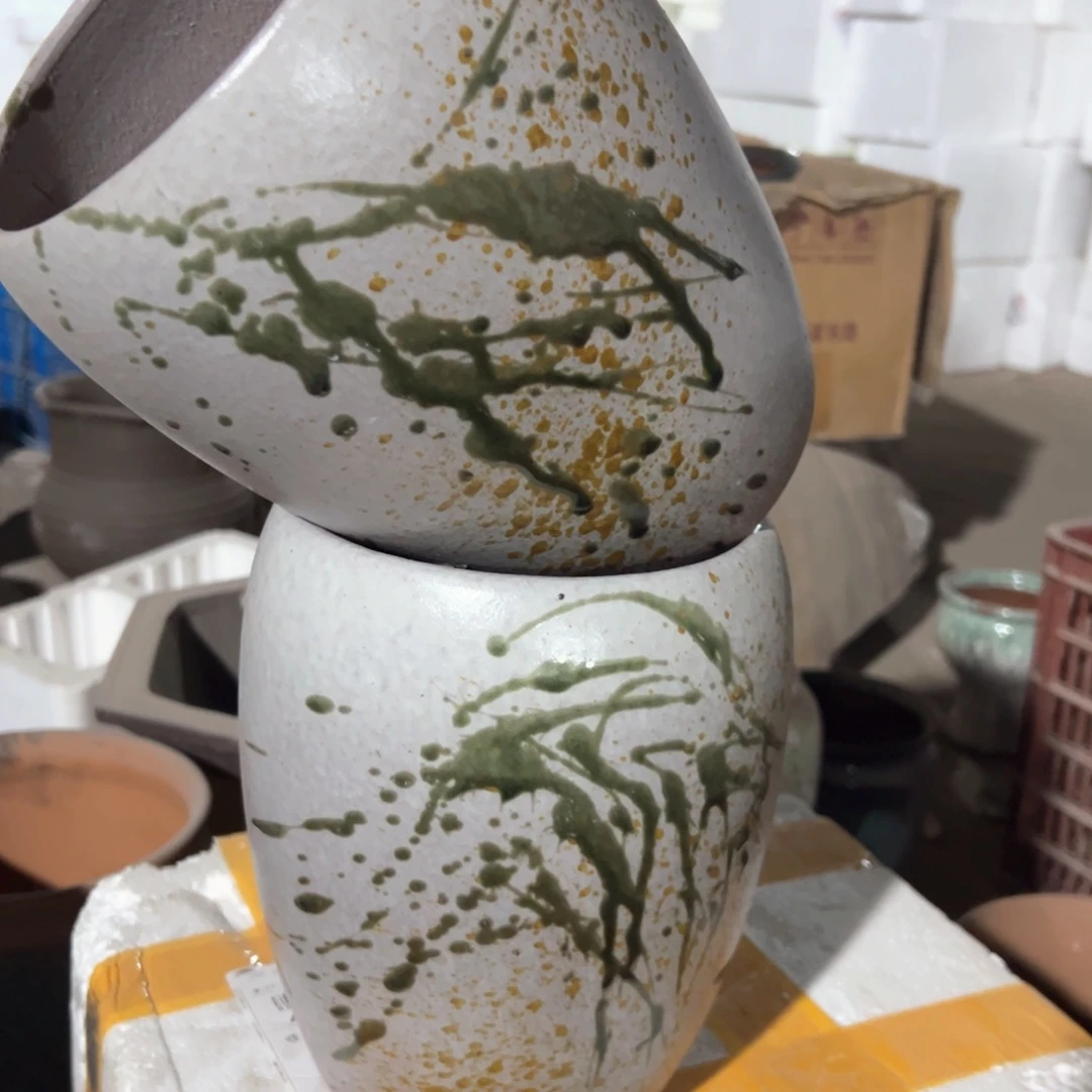 红陶瑕疵16-22两个