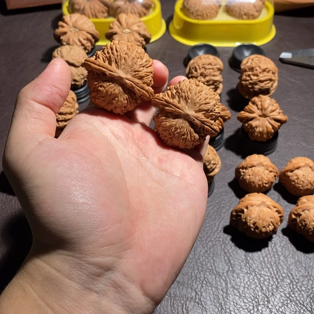 把件文玩核桃44全品闷白