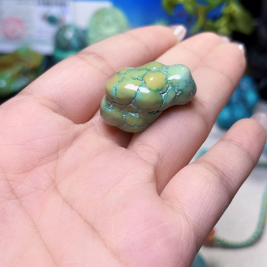 绿松石未镶嵌珠宝半成品