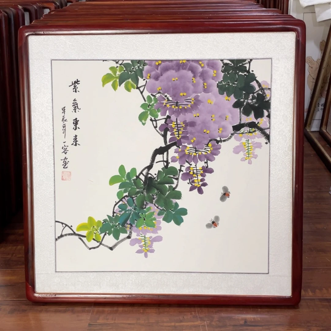 国画带框尺寸63*63厘米