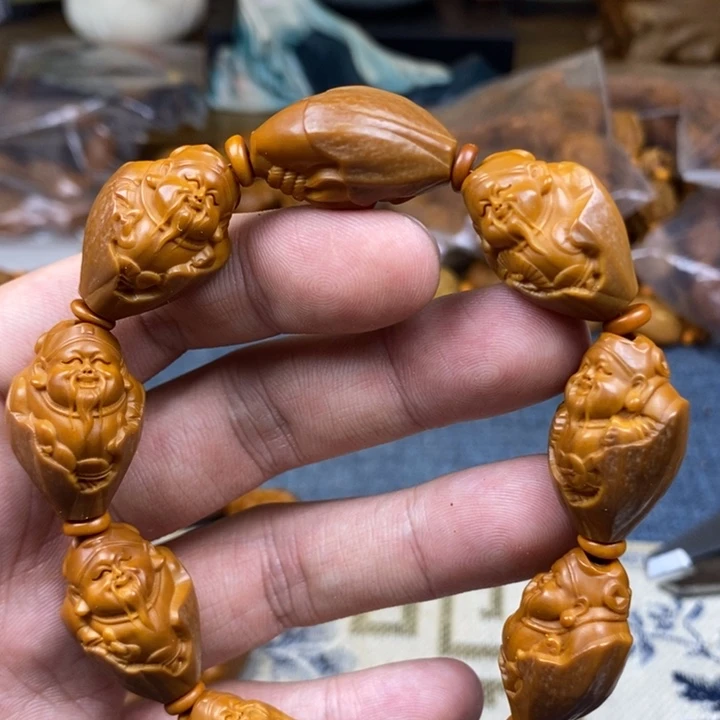 橄榄核手串/手链橄榄核雕工艺手串