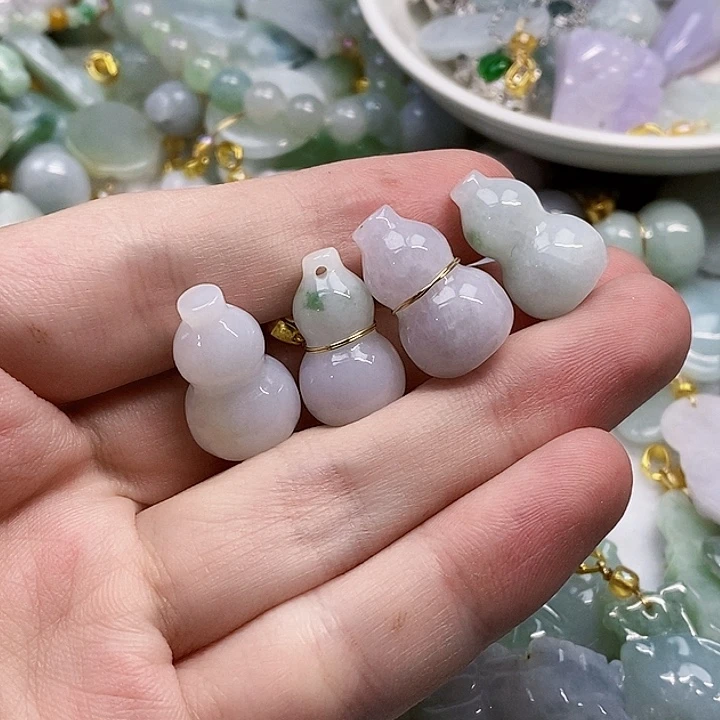 颈饰未镶嵌翡翠5微瑕不退不换