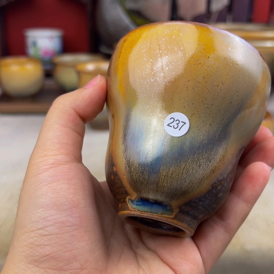 杯纯手工柴烧主人杯