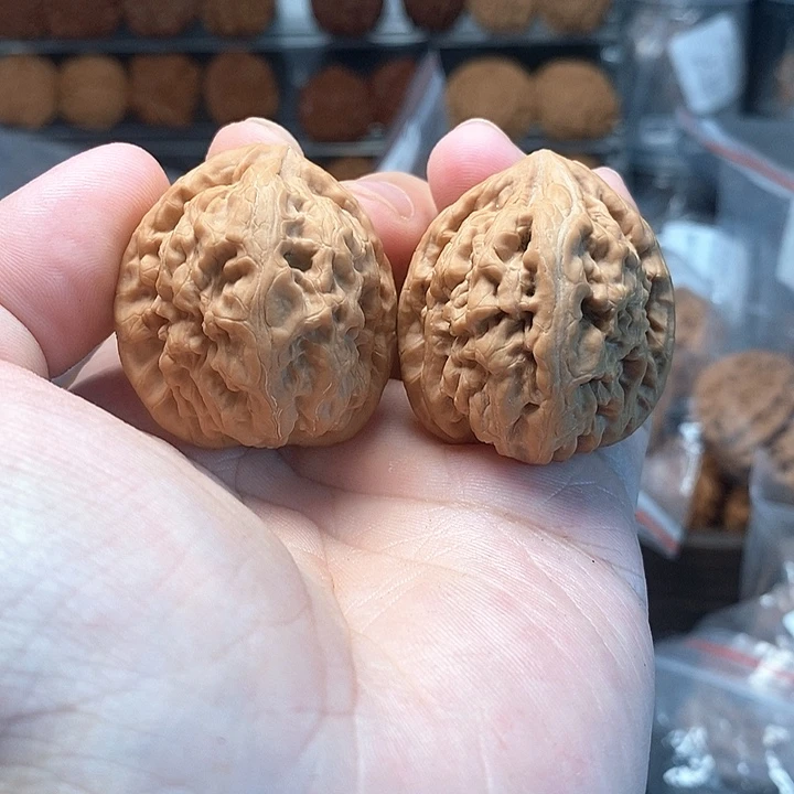 1文玩核桃红锦鲤36-232