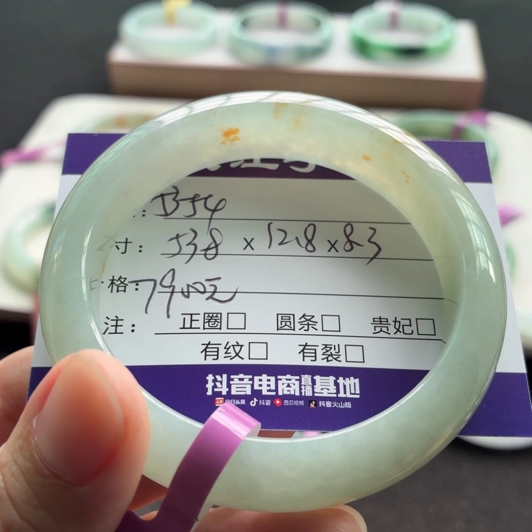 未镶嵌手镯翡翠翡翠
