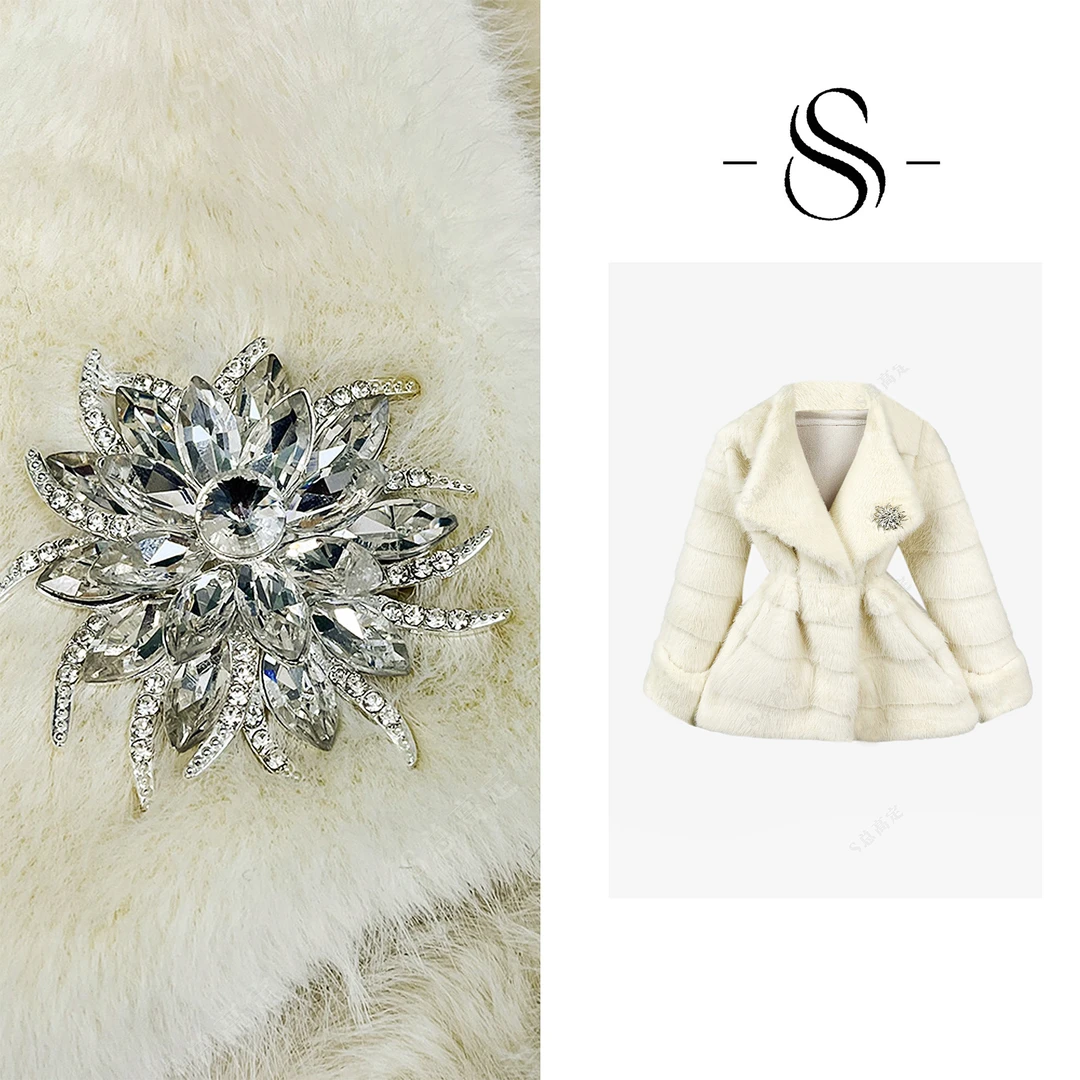 NIMOSHI【倩倩】冬季新款束身短外套秋冬上衣保暖毛短外套D0455