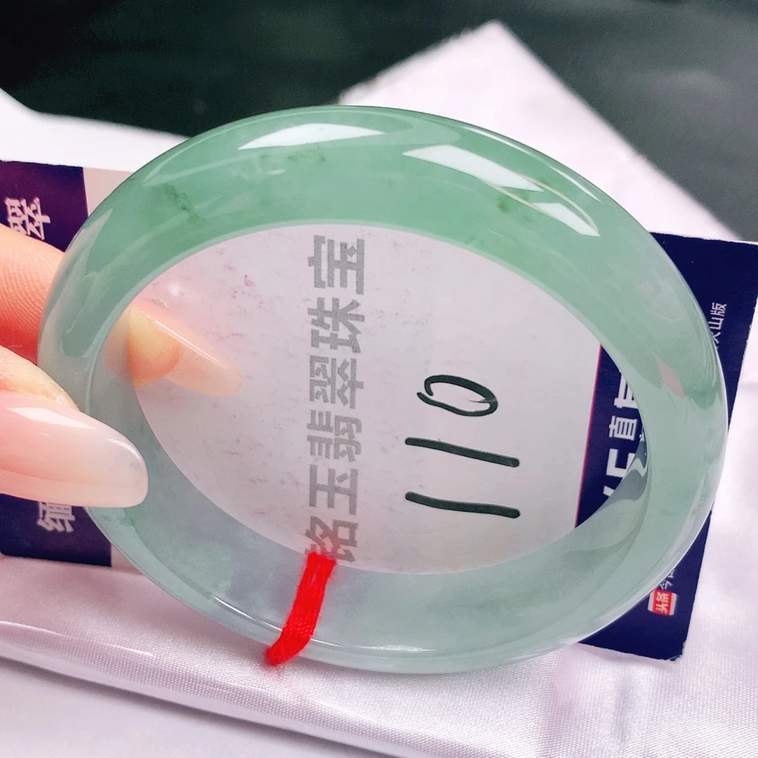 翡翠未镶嵌手镯缅甸天然a货翡翠手镯
