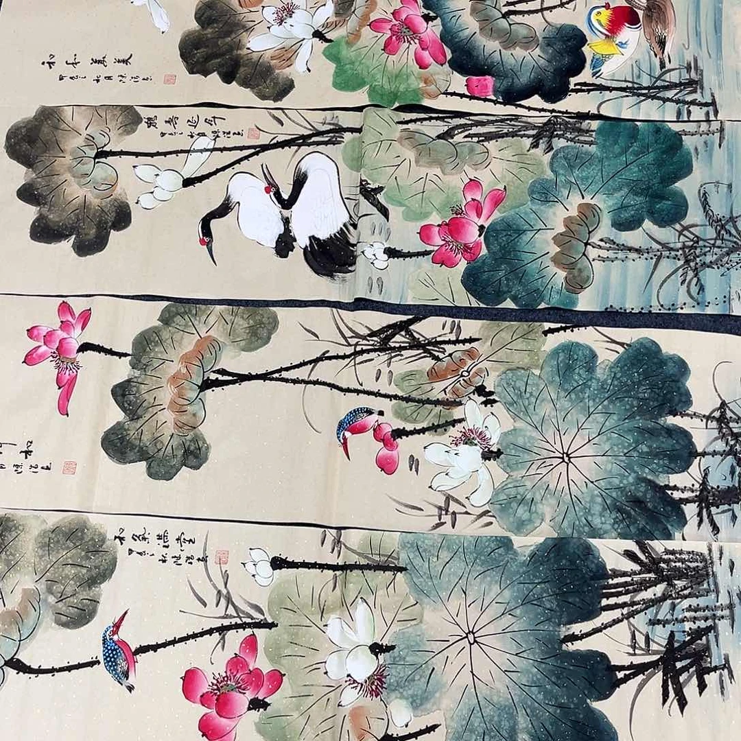 国画宣纸国画纯手绘作品