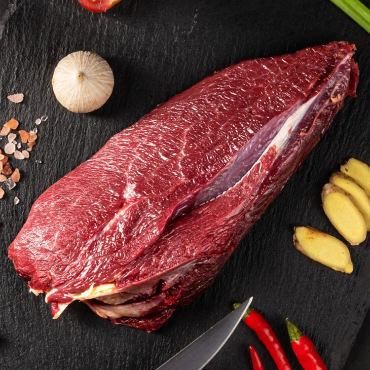 【天祝白牦牛 内里脊】位于牦牛腰椎内侧，口感鲜嫩适合多种烹饪方式