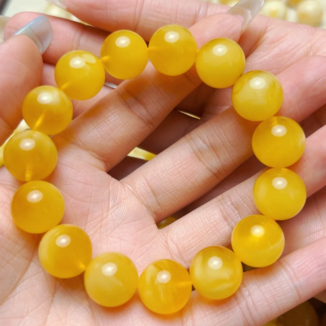 未镶嵌蜜蜡裸石15mm单圈 29.17g