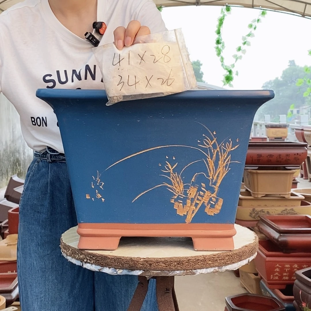 紫砂花盆紫砂花盆