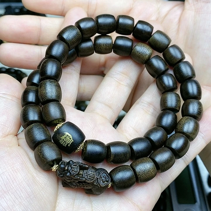 手串沉香木【****菜越南芽庄白奇楠定制款