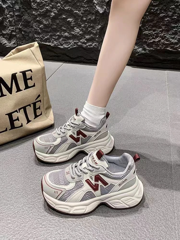 （一双孤品双网）秋季新款老爹鞋1欧货运动女鞋6勇