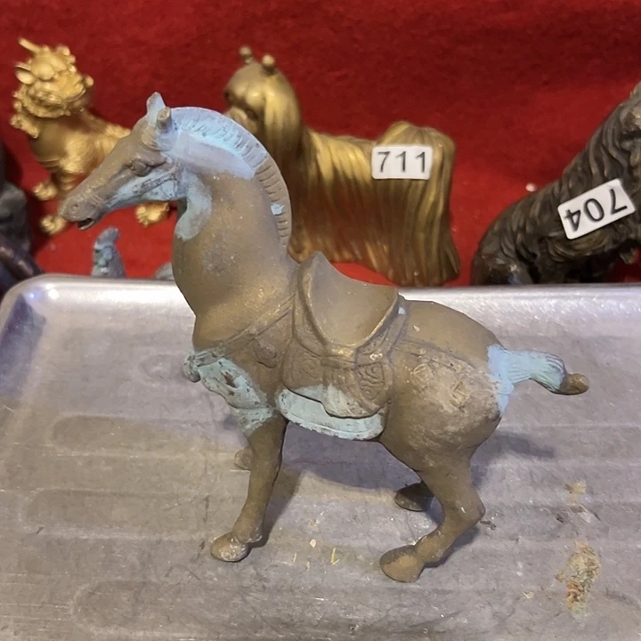 黄铜摆件，文房工艺品摆件