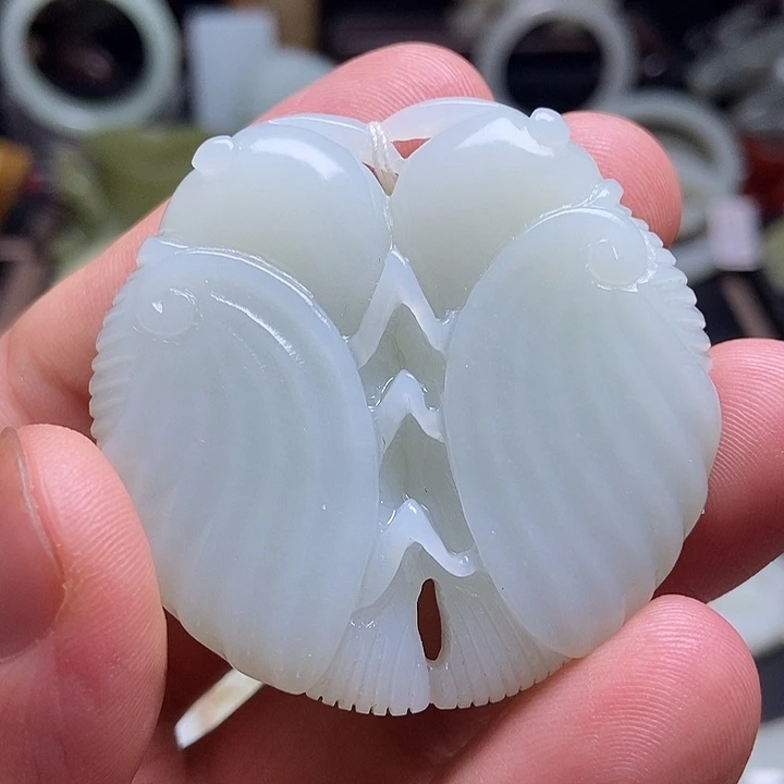 和田玉未镶嵌吊坠(不含链)