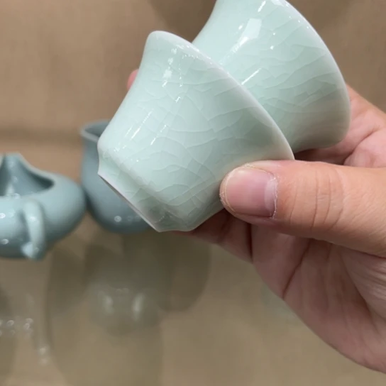 瓷片陶瓷茶具汝瓷茶具