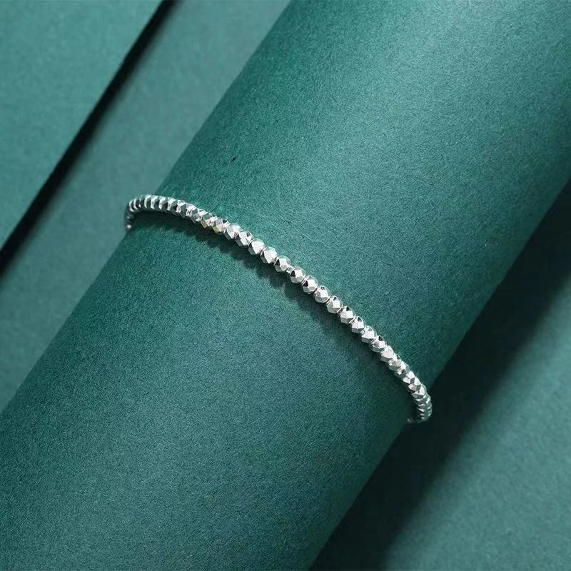 足银手链 爆闪蹦迪珠手链