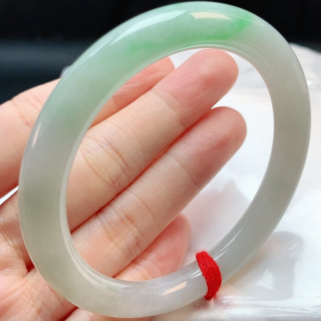 未镶嵌手镯翡翠55圆条881258