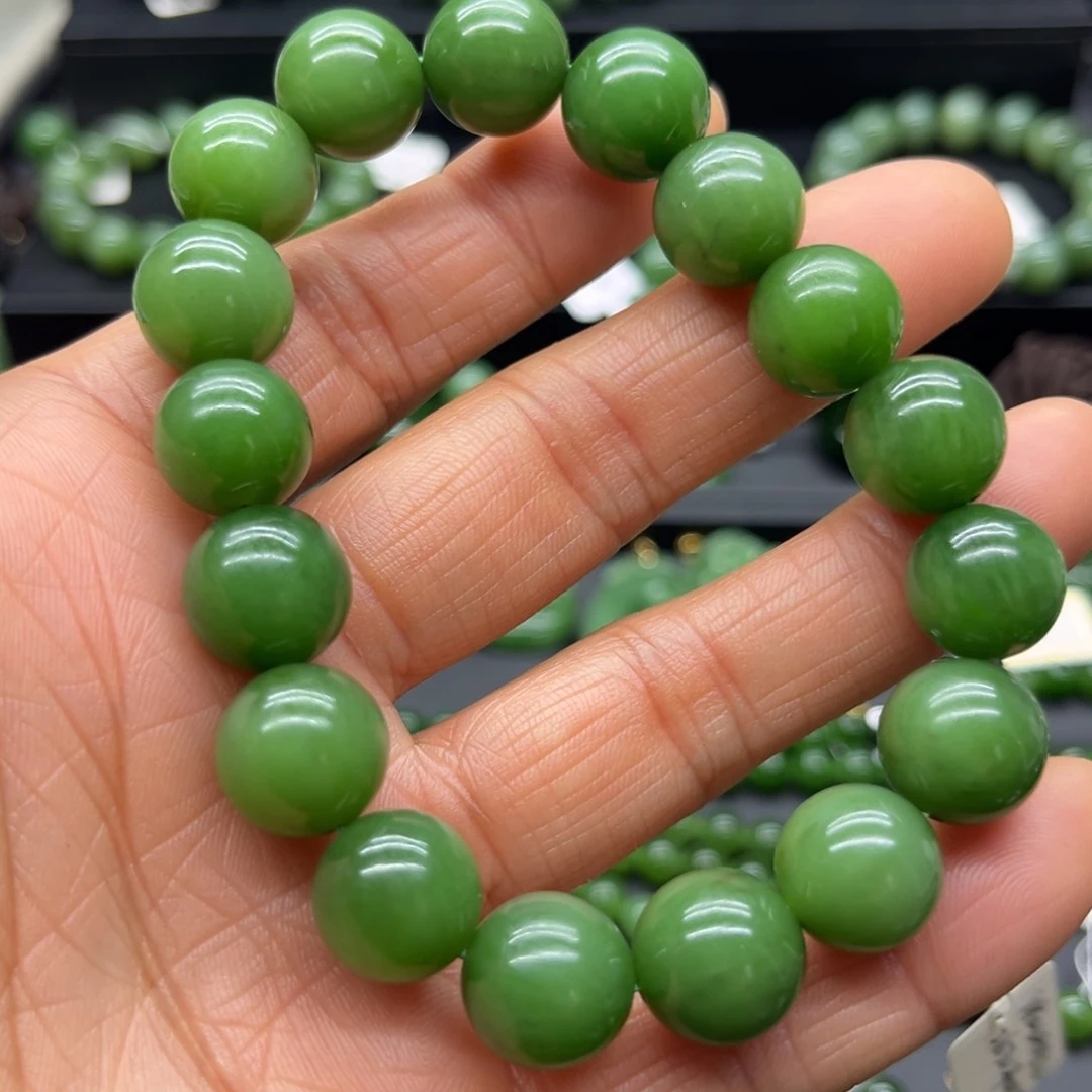 和田玉（碧玉）手链未镶嵌壹***观