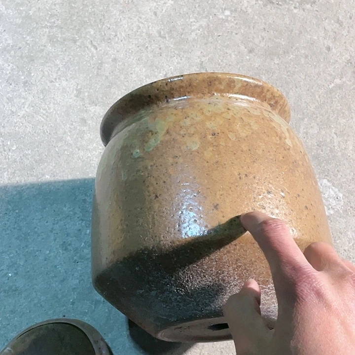 紫砂花盆19.20华人瑕疵