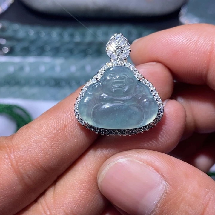 翡翠未镶嵌颈饰天然翡翠