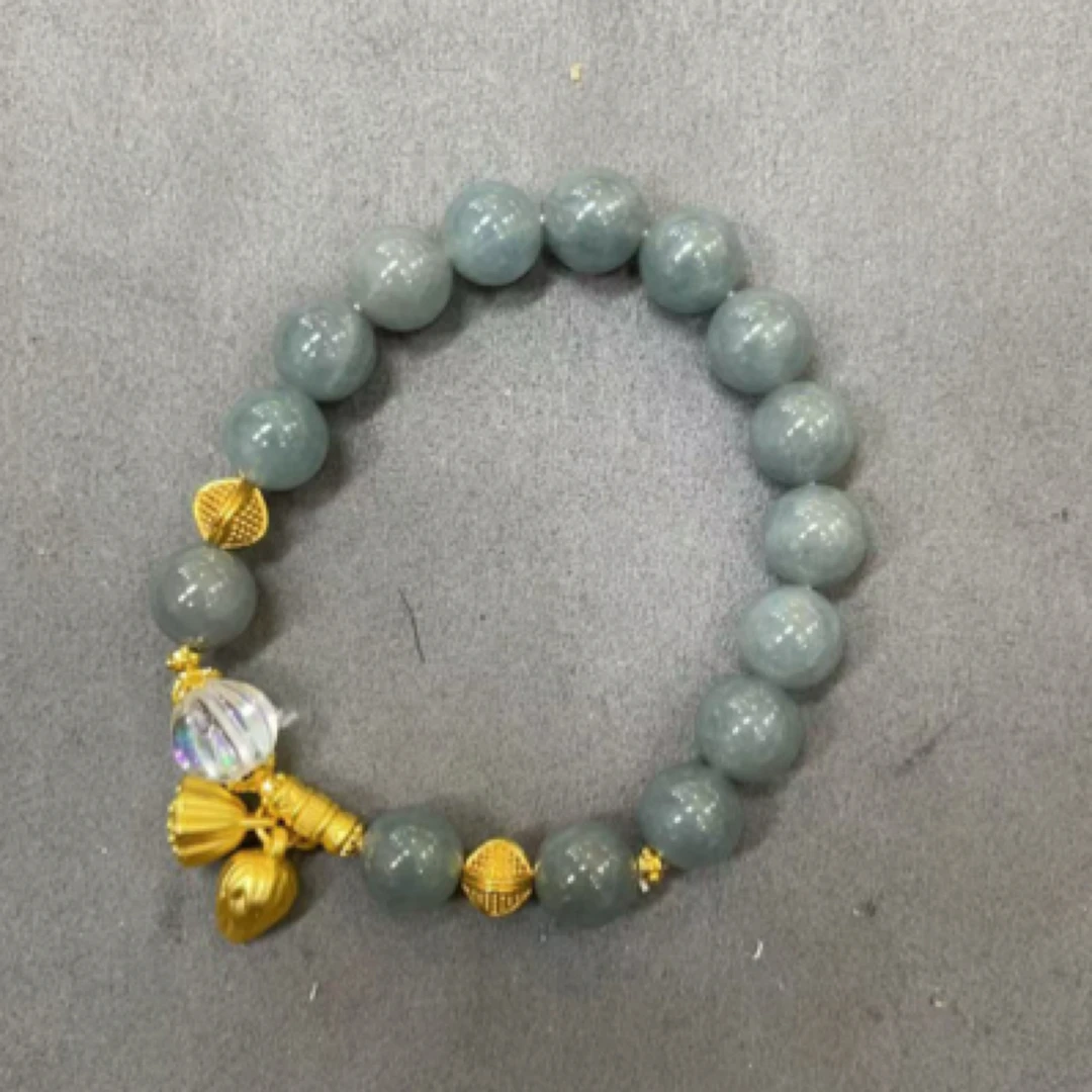 085蓝翡翠两世欢手链