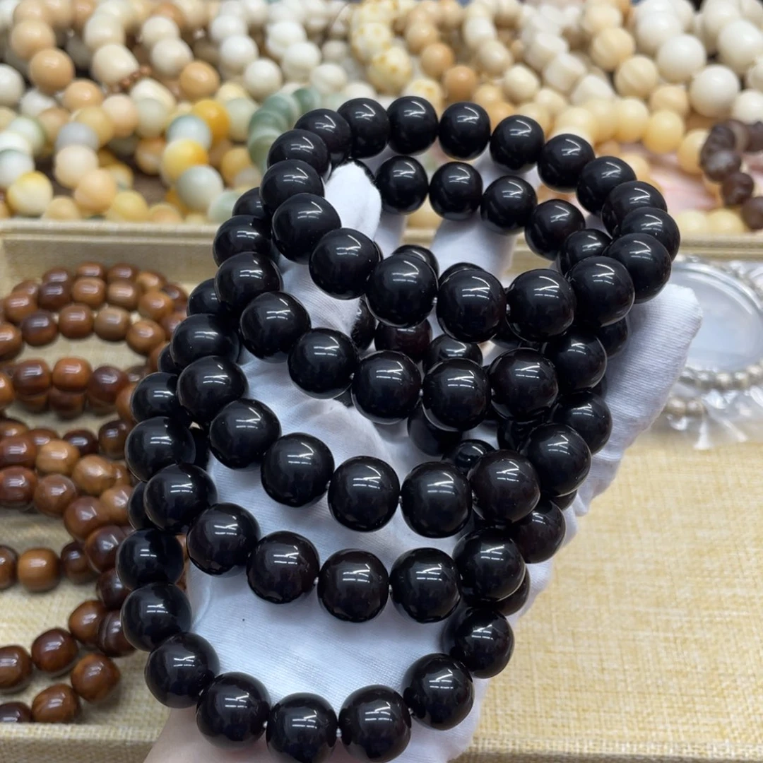 菩提根/象牙果吊坠14+水磨油膏黑金胖苹果一锅532