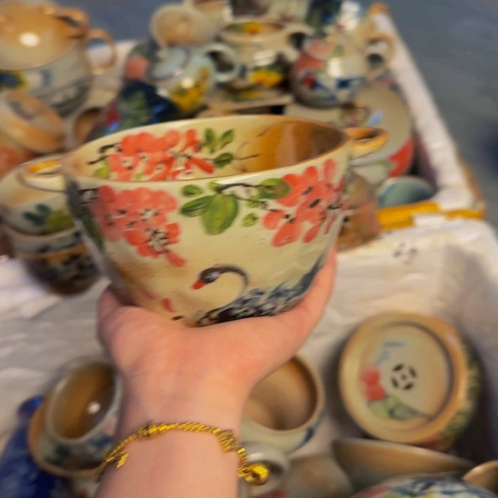 瓷片景德镇陶瓷手工手绘