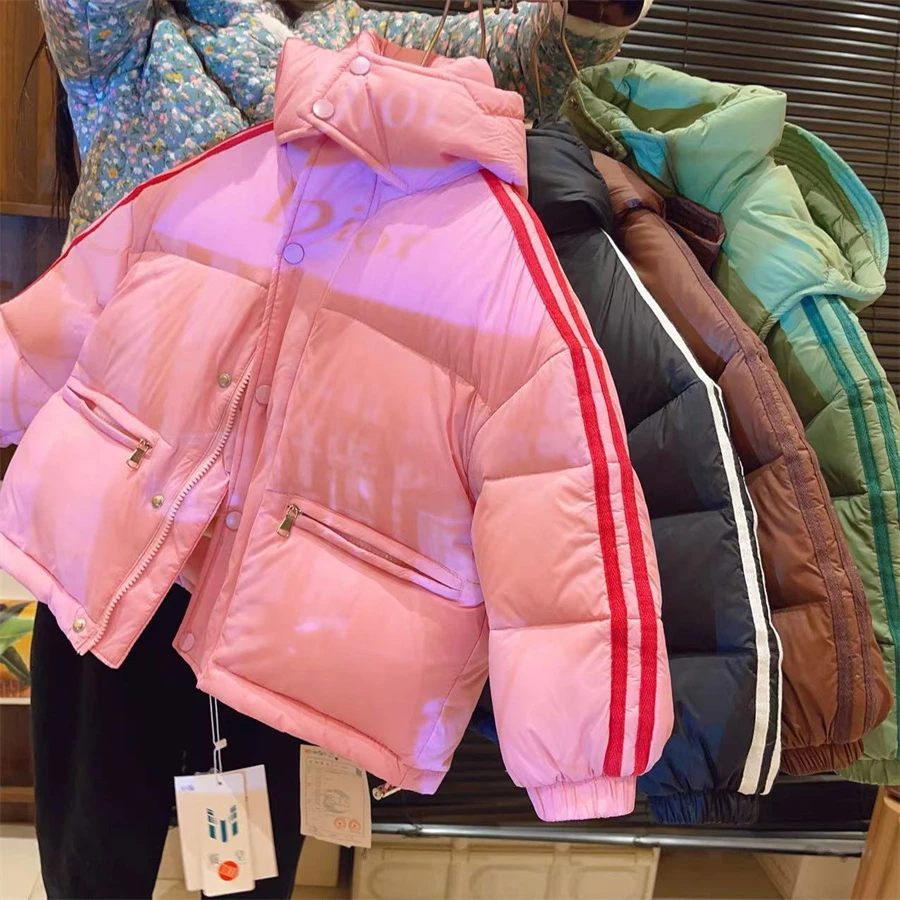 HHkids儿童加厚羽绒服2025冬季新款白鸭绒中性保暖外套上衣GWT553