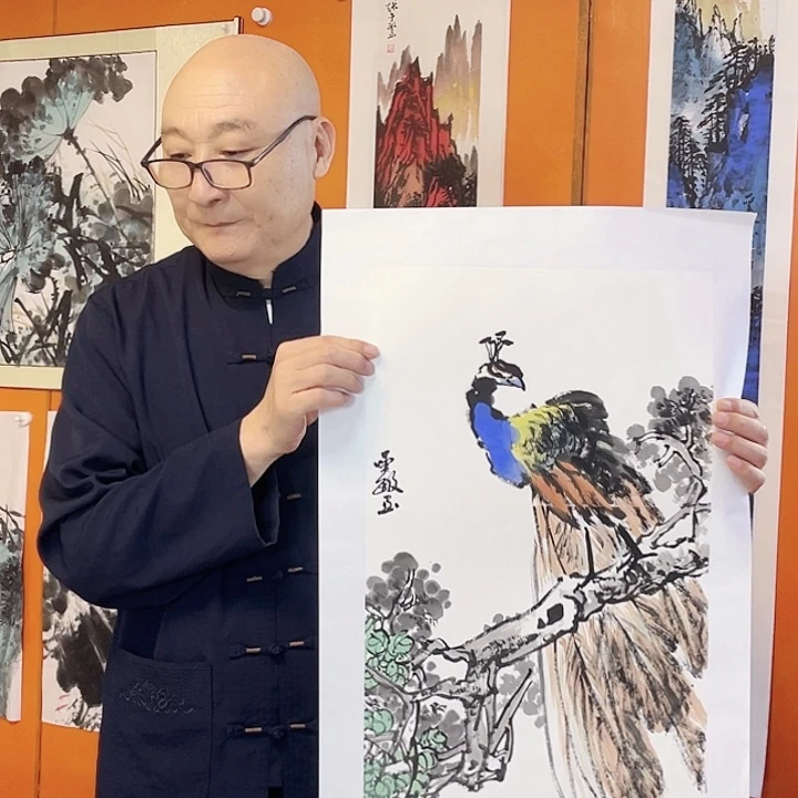 国画张圣敏先生纯手绘作品
