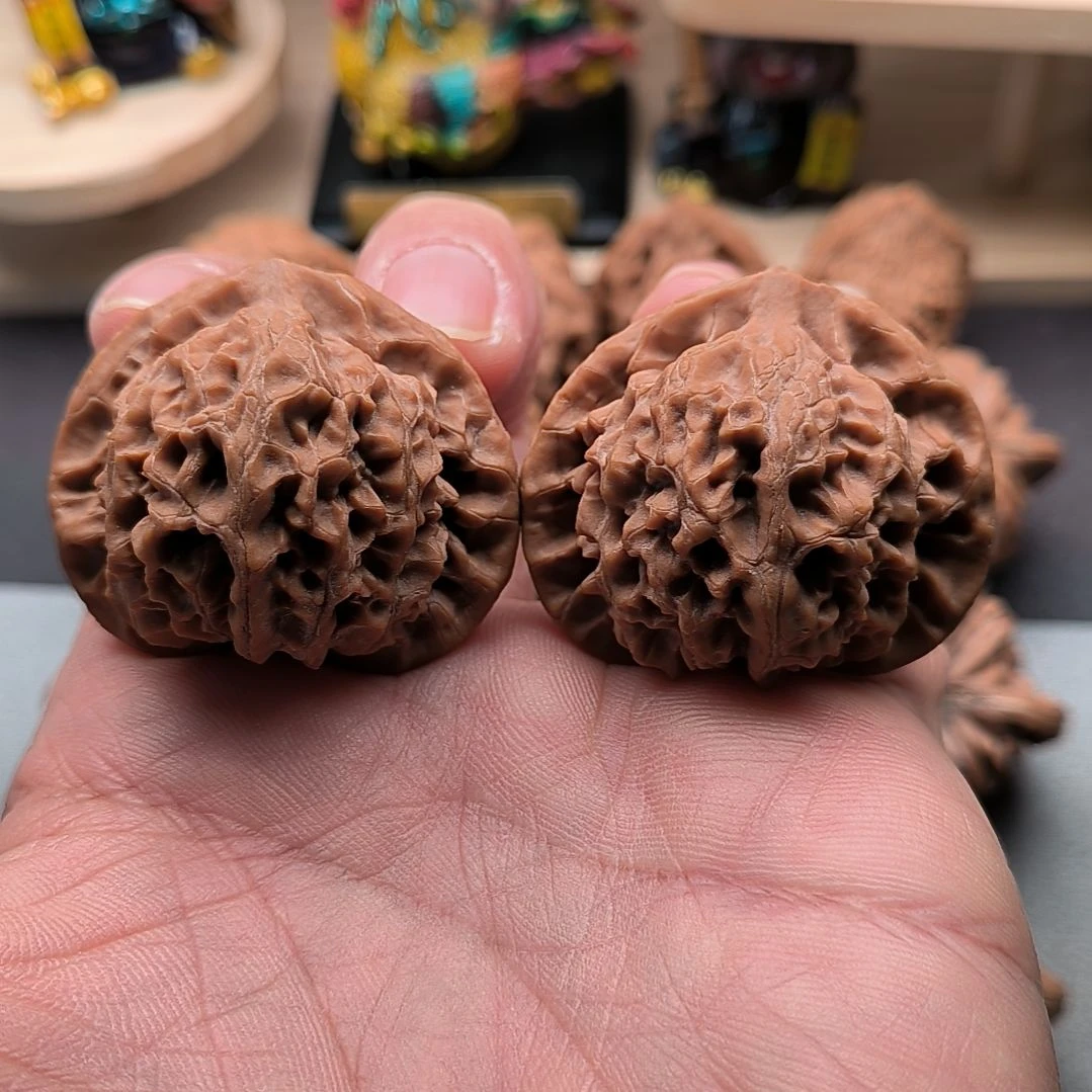 吊坠文玩核桃不打药老款宫灯43尺