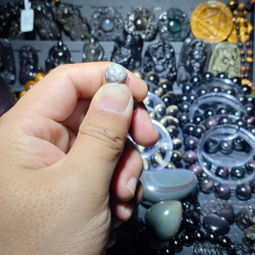 【闪购商品】黑曜岩手链未镶嵌耶*！