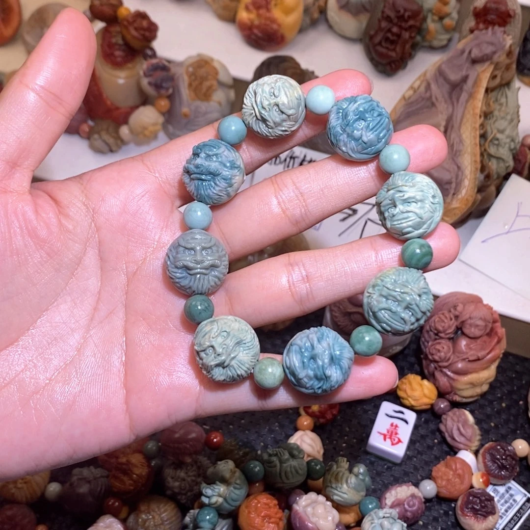 石英质玉（阿拉善玉）未镶嵌手链