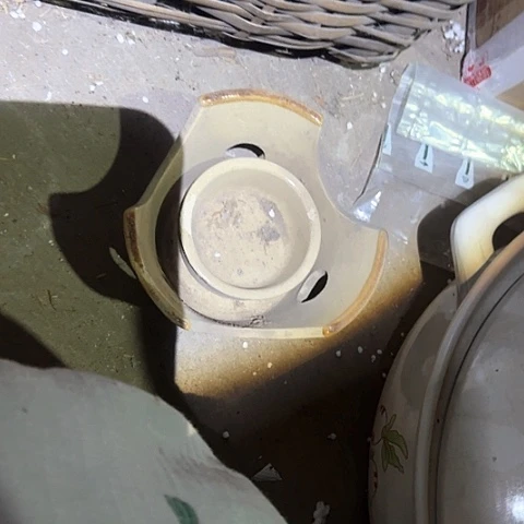 瓷片国营厂库存微瑕磕皮