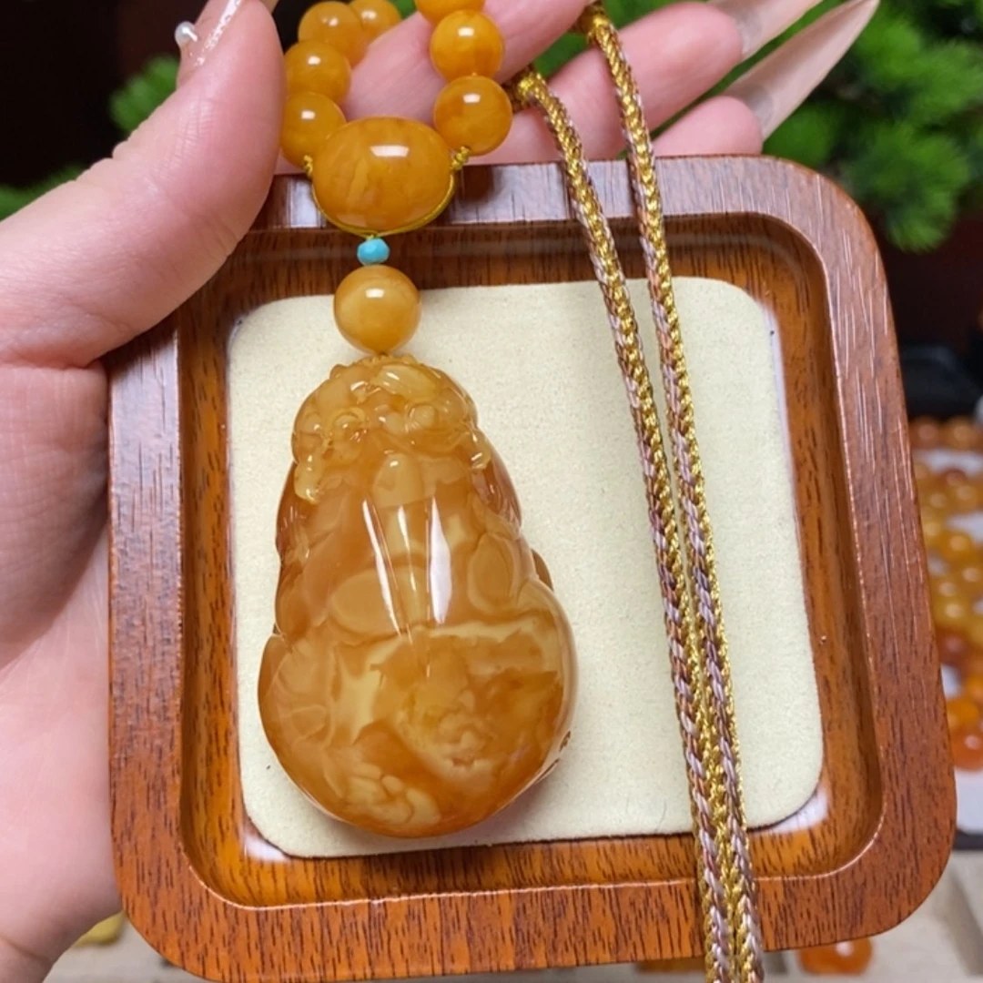 【闪购商品】蜜蜡颈饰未镶嵌项链
