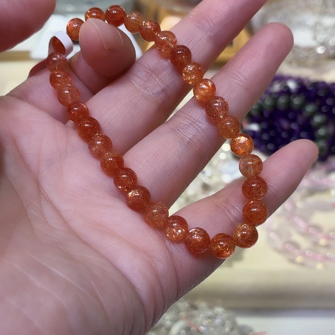 玉金太阳卡6mm手串