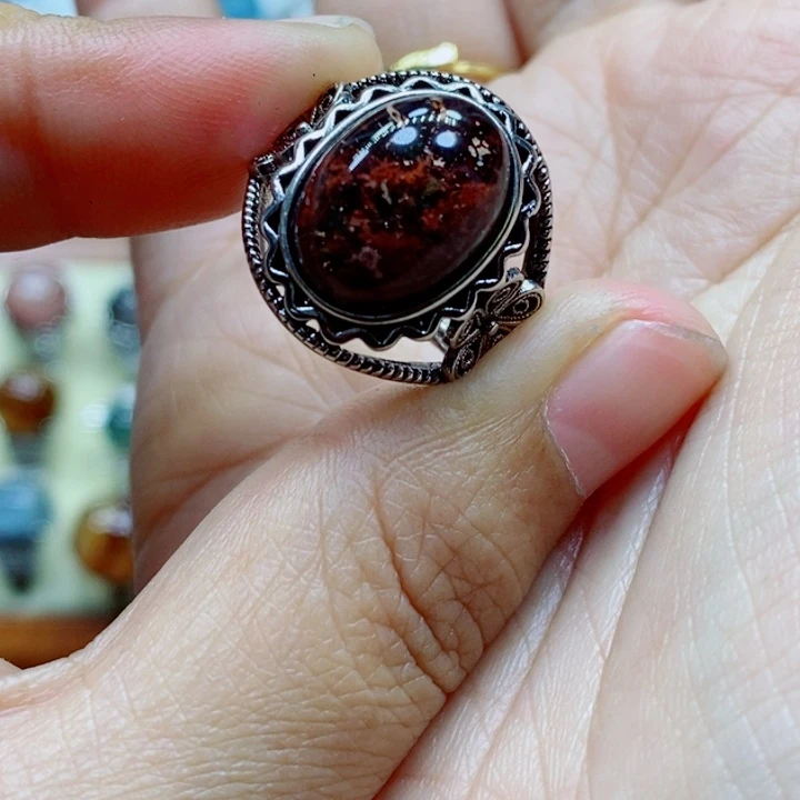 水晶戒指未镶嵌水晶