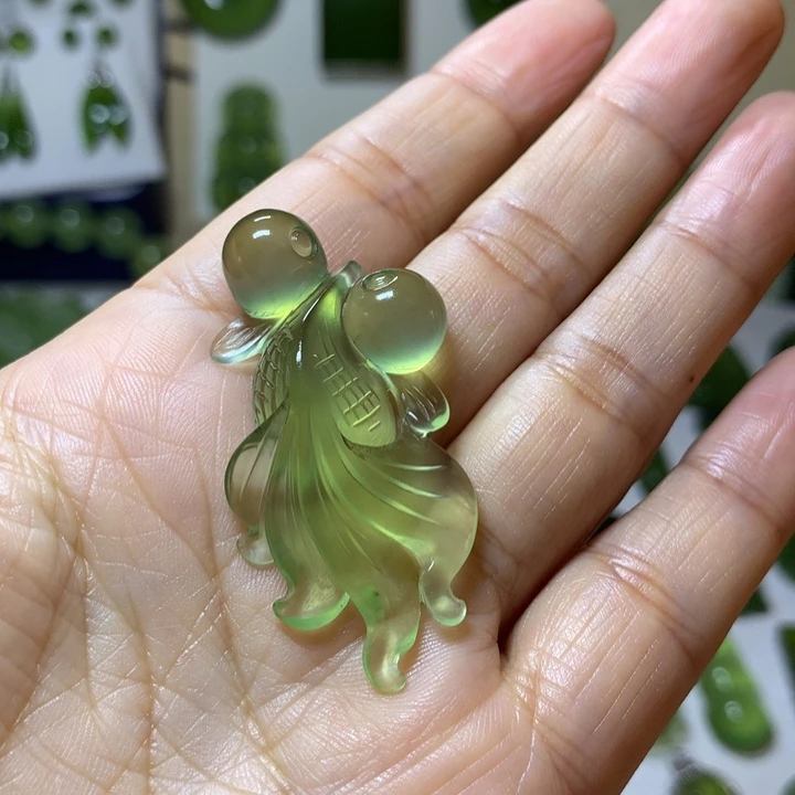 岫玉颈饰未镶嵌吊坠