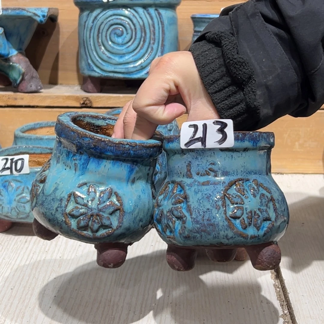 尚雅陶坊多肉花盆，内口径7