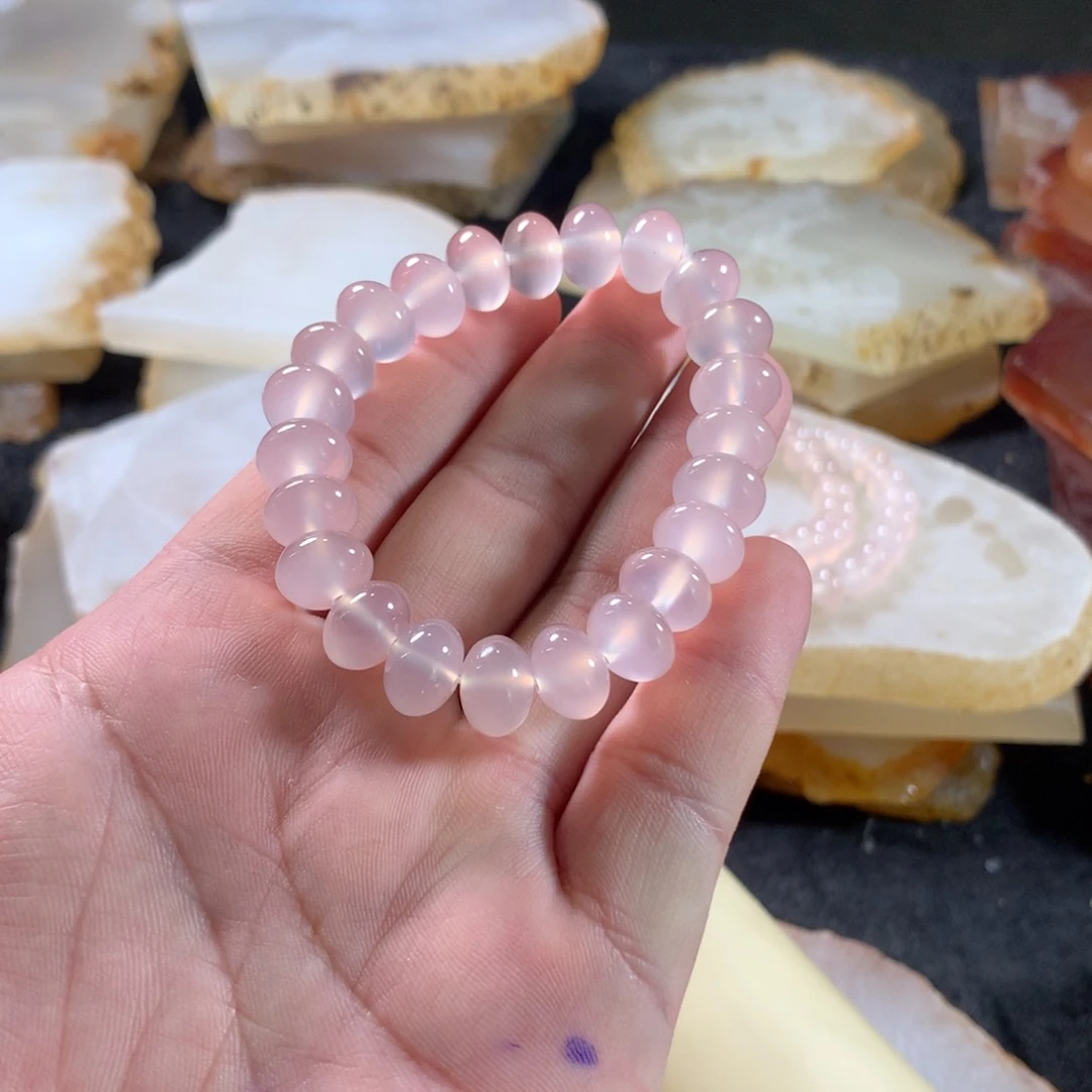 娜***~玛瑙/玉髓手链未镶嵌