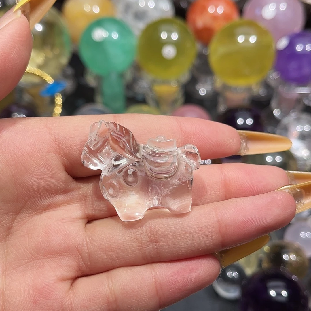 水晶未镶嵌珠宝半成品微瑕