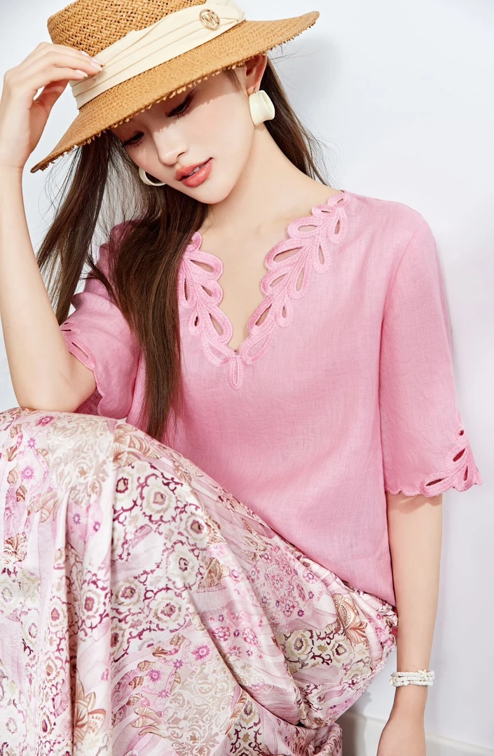 Q401-410【找遍号拍】夏季法式简约风上衣