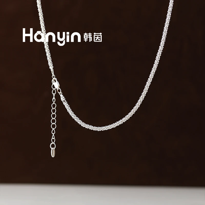 铜合金项链 波光粼粼仙女链原创设计项链轻奢小众高级感锁骨链女