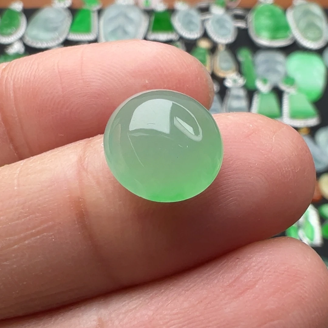 翡翠颈饰未镶嵌蛋11.3