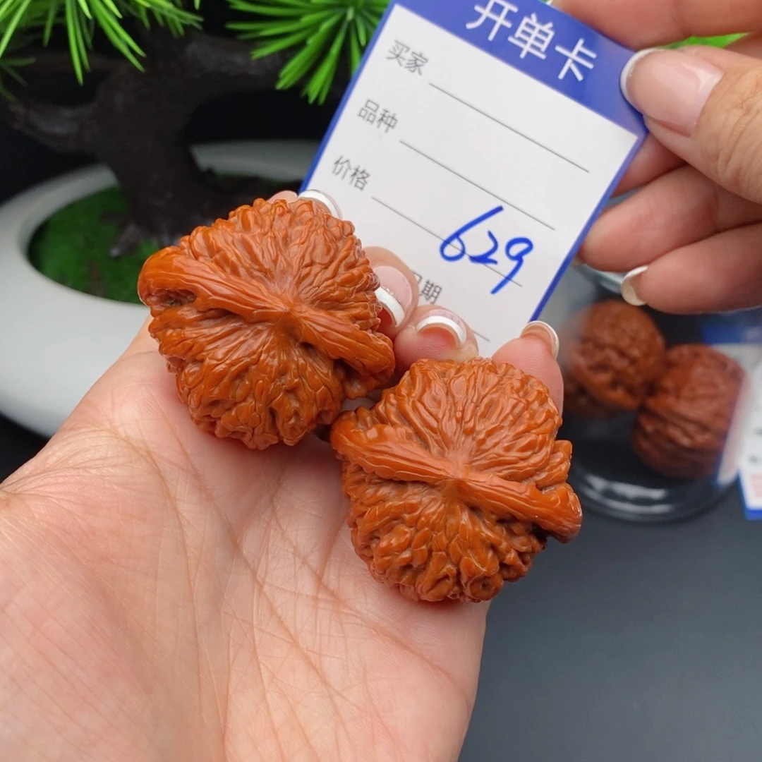 文玩核桃把件41四座楼狮子头629