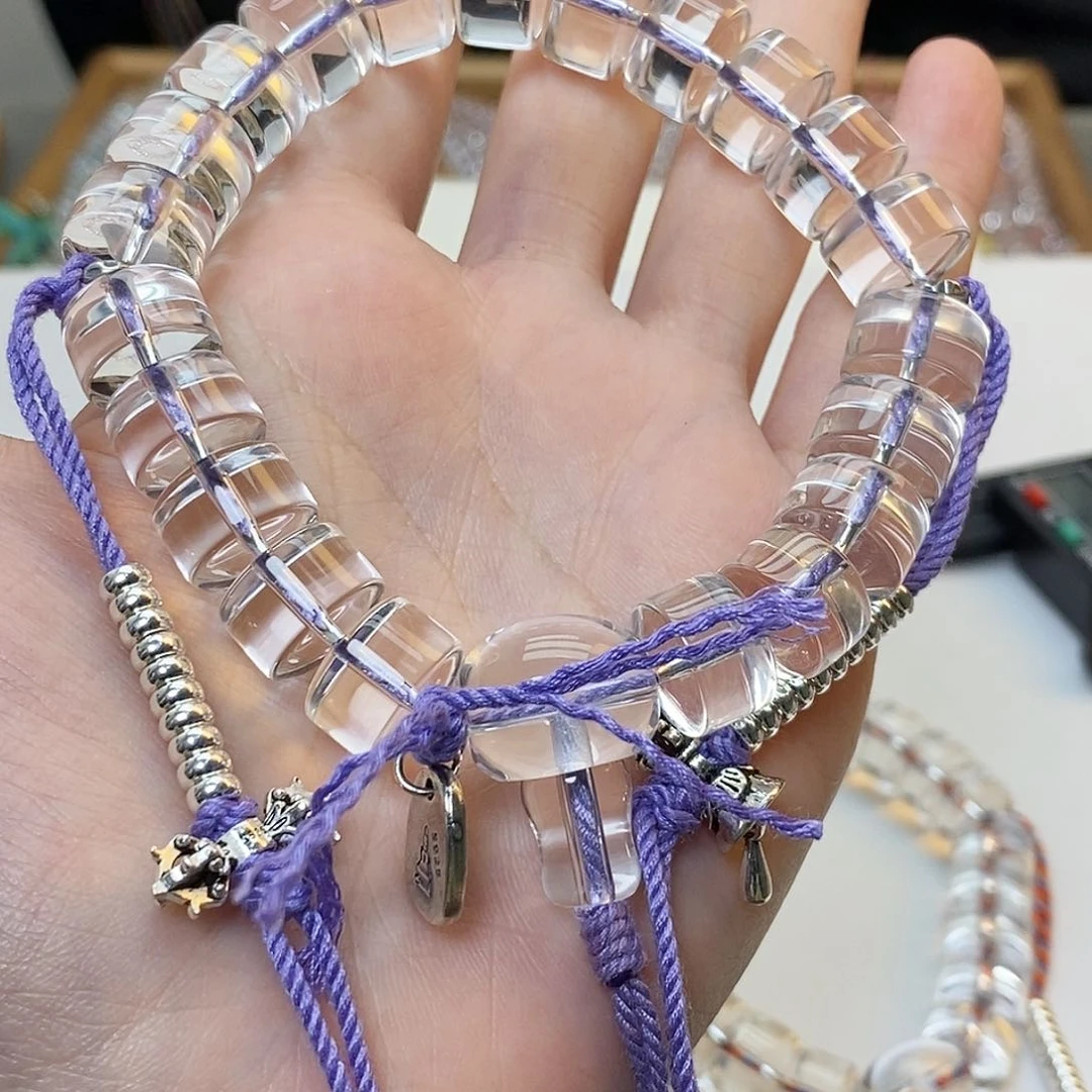 水晶手链未镶嵌原创