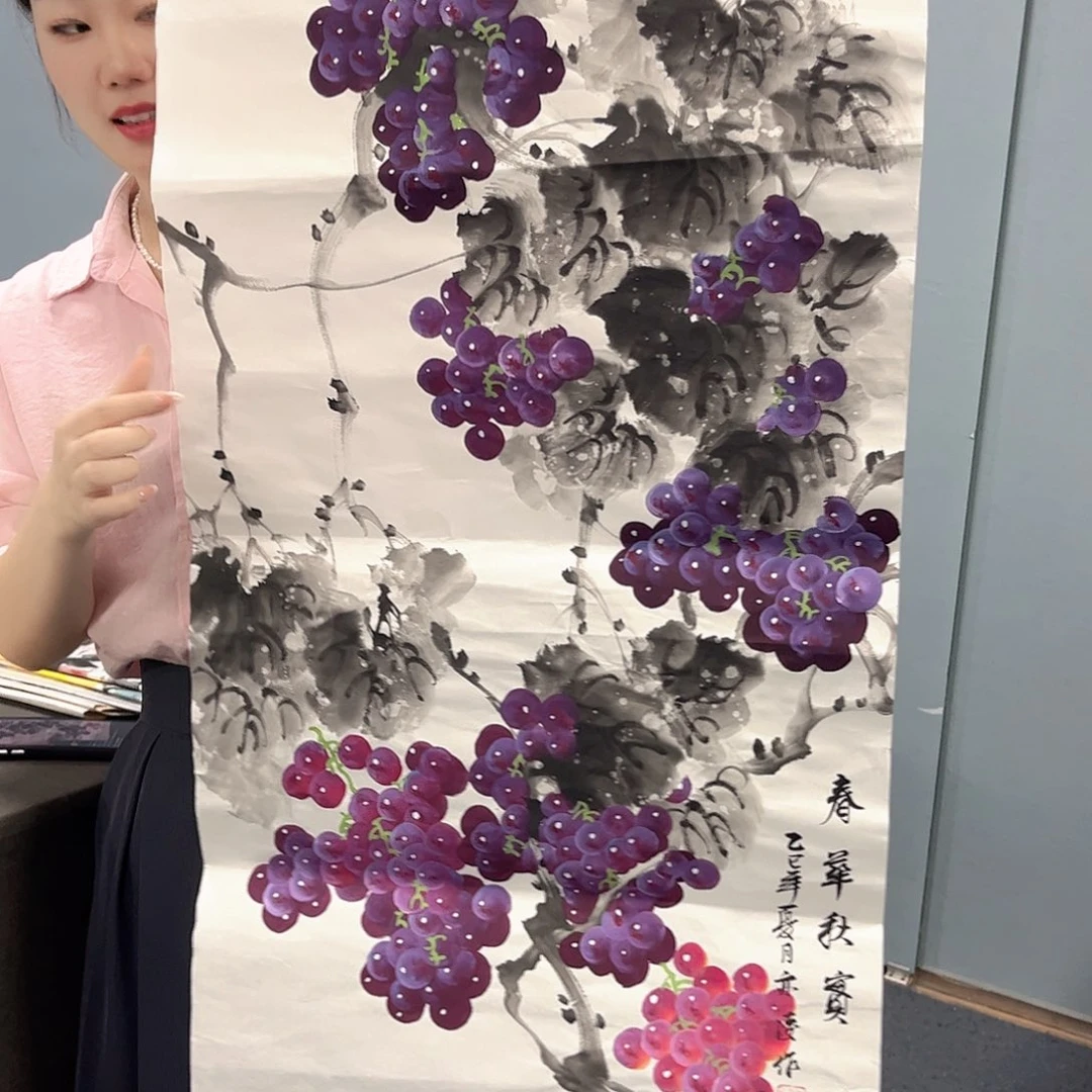 国画国画老师手绘作品